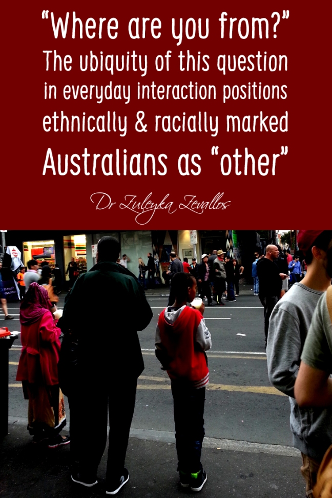 Where are you from? Everyday racism